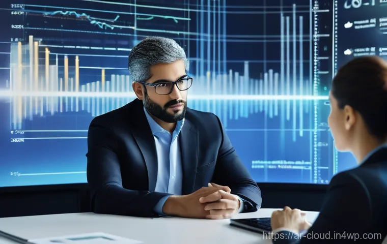 클라우드 서비스의 가격 변동 분석 - **Prompt: Cloud Bill Shock and Market Dynamics**
"A modern Arab professional (male or female) in...