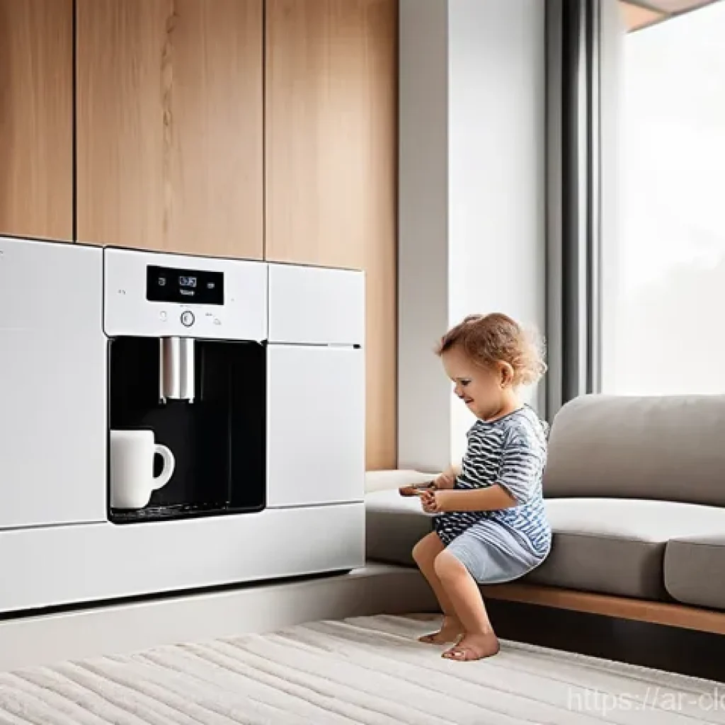클라우드 서비스와 IoT의 융합 사례 - **Prompt: Serene Smart Home Morning**
A bright, inviting interior of a modern smart home, reflec...